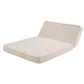 Matelas Ferme Pour Tous Bz 120x190 X 10 Cm - Mousse Haute Densite 34 Kg/M3 - Dim Assise 60 Cm - 5 Zones De Confort - Haute Resilience - Hypoallergenique