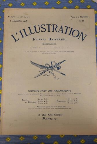 L'illustration 3953 Edmond Rostand A Gerbeviller - Alsace Reconquise - George V A Paris - N.D. Rouen