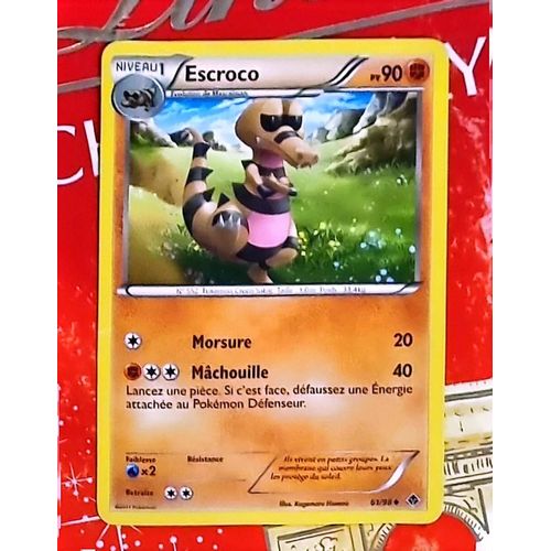 Carte Pokémon Escroco/ 51/M3