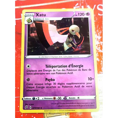 Carte Pokemon Xatu / 51/M3