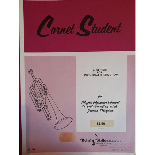 Cornet Student. Niveau Level 3. Belwin