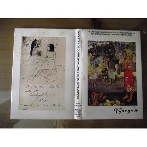10 Cartes De Correspondance Avec Enveloppes: Musée Gauguin Éditions Avant Et Après Tahiti