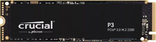 Crucial P3 4TB NVMe SSD Ultra-Fast PCIe 3.0 M.2 Drive - 3500MB/s - CT4000P3SSD8