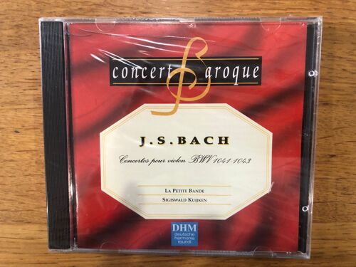 Cd Js Bach - Concert Baroque