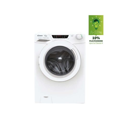 Lave linge ouverture hublot CANDY HES14104TWM6/1-S 10 kg 1400 trs/min profondeur 53 cm