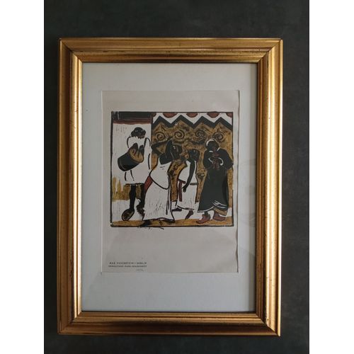 Reproduction Peinture 'somalitanz' De Max Peschstein