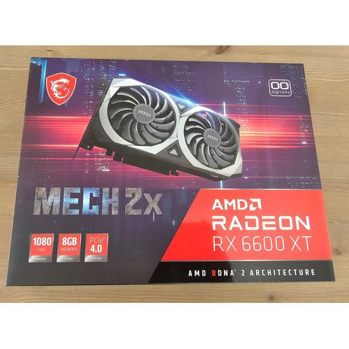 AMD MSI Radeon RX 6600xt NEUVE