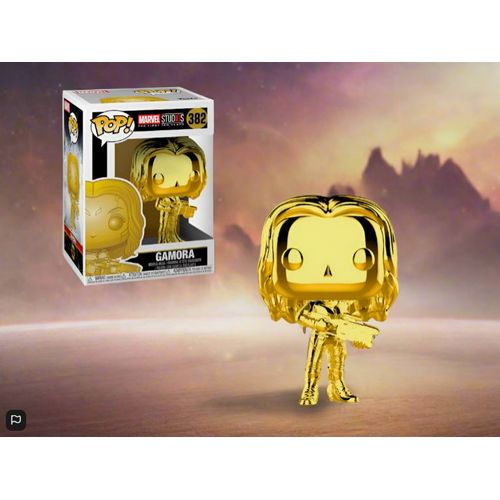 Funko Pop Gamora In Chrome No 382 Guardian Of The Galaxy Marvel Avengers Action Figure