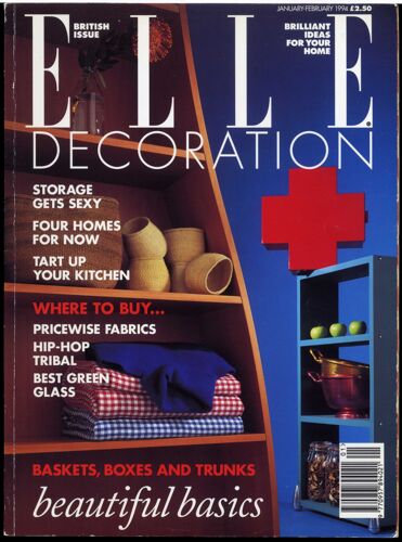 Magazine En Anglais Elle Décoration N° 27, January-February 1994 , Storage Gets Sexy