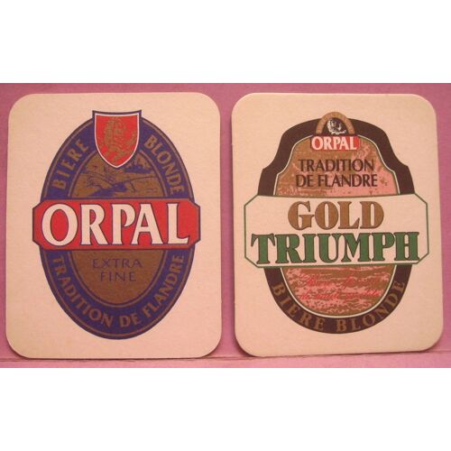 Sous-Bock Orpal Extra Fine / Gold Triumph - Bière Blonde - Tradition De Flandre