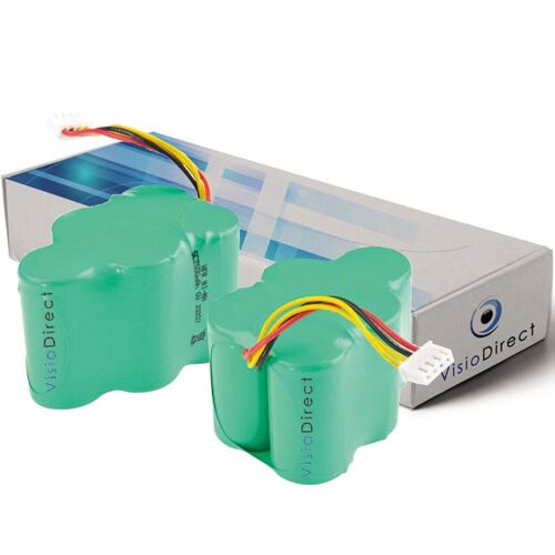 Lot de 2 batteries pour Ecovacs Deebot D83 aspirateur robot 3500mAh 6V - Visiodirect -