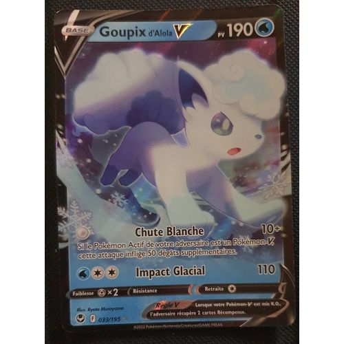 Je Mets En Vente Ma Carte Pokemon Carte Pokemon Goupix V Tempête Argentée En Très Bonne État