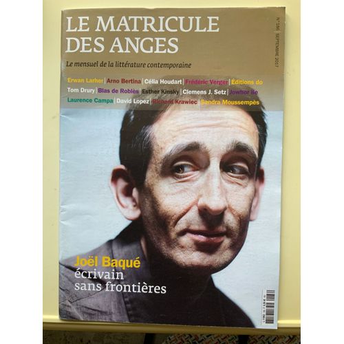 Le Matricule Des Anges N°186 - Septembre 2017