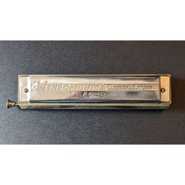 Vintage - Harmonica Hohner The 64 Chromonica 4 Chromatic Octaves 16 Trous