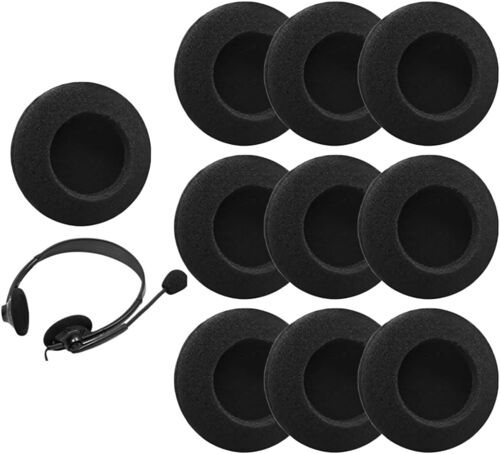 10 Mousse Casque 5cm Housse Casque Audio ¿¿Couteurs pour T¿¿L¿¿Phone De Bureau Protection Casque Audio Mousse Casque Housse Casque Audio