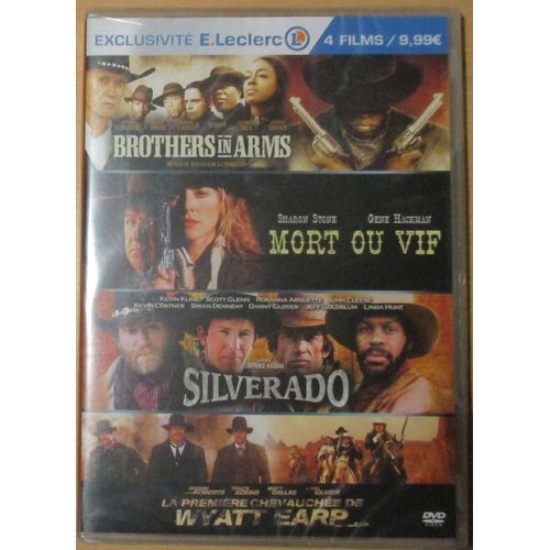 Brothers In Arms / Mort Ou Vif / Silverado / La Première Chevauchée De Wyatt Earp (Exclusivité E.Leclerc 4 Films)