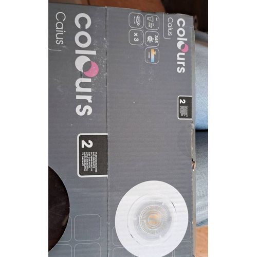 3 Spots À Encastrer Colours Caius Ip20 Blanc Ø8 5 Cm