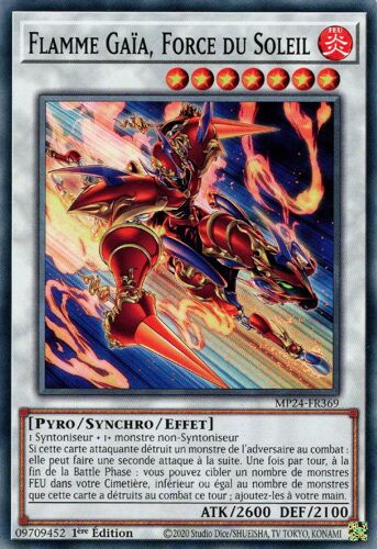 Yu Gi Oh Mp24 Fr369 Flamme Gaïa Force Du Soleil