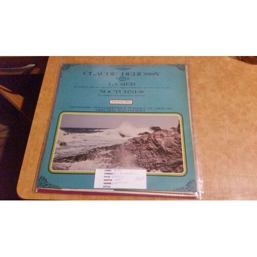 Claude Debussy La Mer 33 Tours