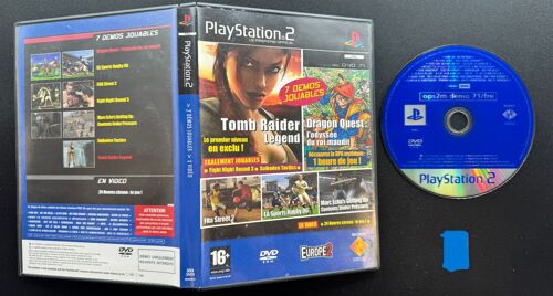 Dvd - Rom = Ps 2 Playstation 2 : Le Magazine Officiel N°71 : 7 Démos Jouables :Tomb Raider Légend + Dragon Quest : L'odyssée Du Roi Maudit + Fifa Street 2 = Ea Sport Rugby 06 + Marc Ecko's Getting Up