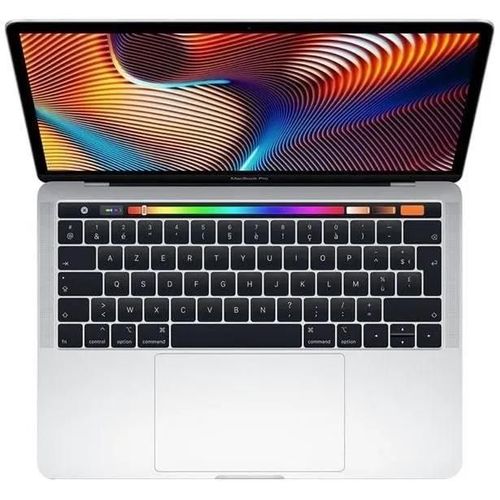MacBook Pro Touch Bar 13"Core i5 2,4 Ghz 8 Go 512 Go SSD Argent (2019) - Batterie Neuve - Reconditionné - Excellent état
