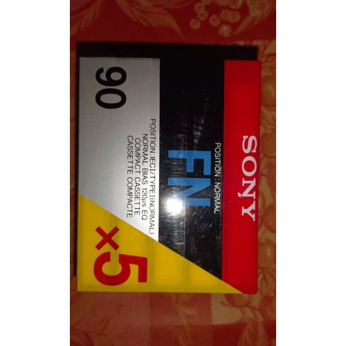Pack de 5 cassettes Sony FN 90 MC