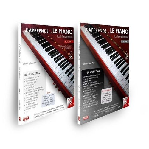 Offre Duo - J'apprends Le Piano Tout Simplement - Vol 1 + Vol 2