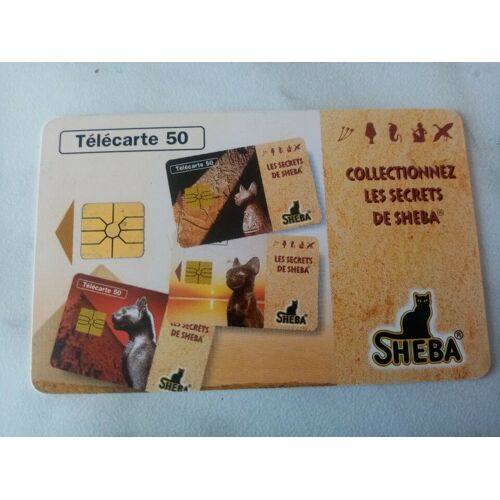 Télécarte 50 - Sheba - Les Secrets