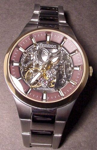 Montre Armitron Automatique Squelette 20-4453tt Ty2807sv