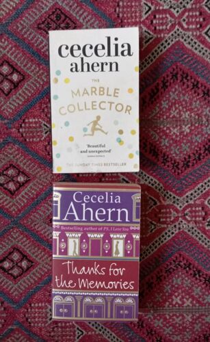 Lot 2 Romans Cecilia Ahern En Vo : The Marble Collector + Thanks For The Memories. Très Bon État.
