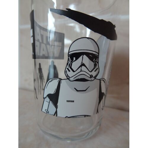 Verre Star Wars Avec Chewbacca Et Un Stormtrooper