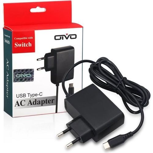 Chargeur Secteur Type C Pour Nintendo Switch Console Et Accessoires