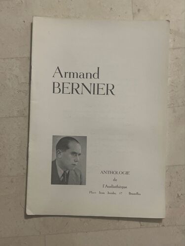 Armand Bernier | Anthologie De L’Audiothèque 