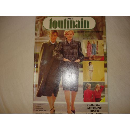 Paris Toutmain Vente Par Correspondance Collection Automne Hiver 1982-1983