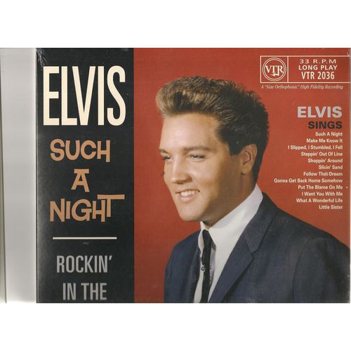 25 Cm 33 Tours Elvis Presley Such  Anight ! 12 Chansons 1960/62 !