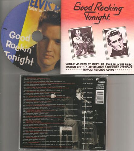 Elvis Presley Jerry Lee Lewis Warren Smith- Good Rockin Tonight Cd Rare ! 25 Inédits !