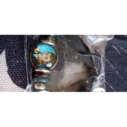 Bracelet En Cuir Johnny Hallyday. Neuf
