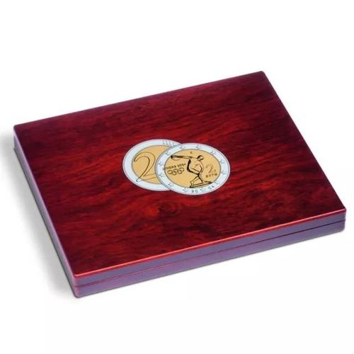 Coffret Numisnatique Volterra Uno De Luxe Façon Acajou