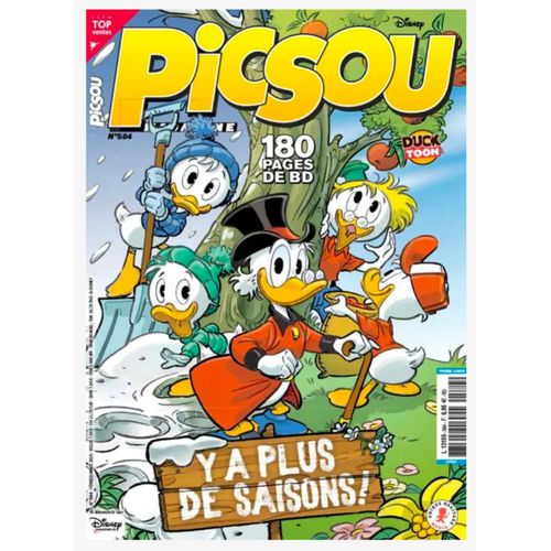 Top Vente Picsou N° 584 "Duck Toon " Y A Plus De Saisons !
