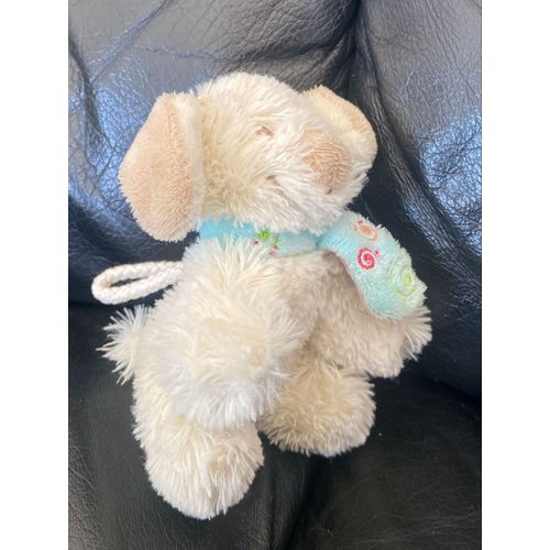 Noukie's Tifoo Chien Kishoo Beige Bleu Écharpe Spirale 10cm