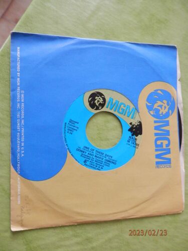 Marie And Donny Osmond "Morning Side Of The Mountain"