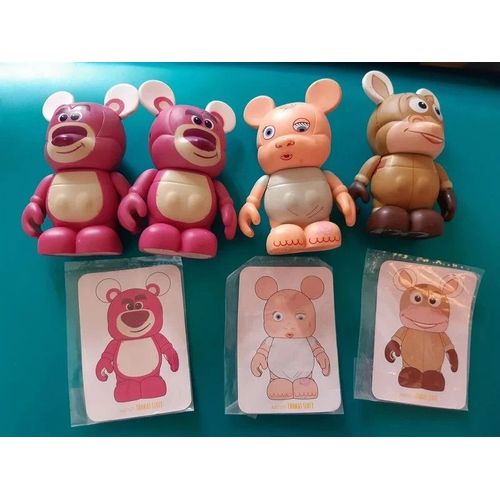 Lot 4 Figurines Vinylmation Disney Disneyland Paris Toy Story