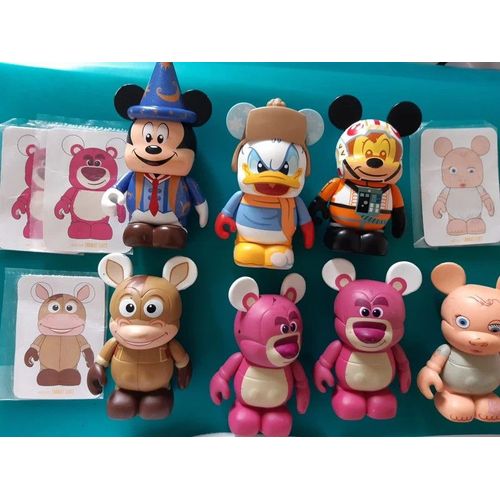 Lot 7 Figurines Vinylmation Disney Disneyland Paris