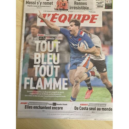 L'équipe 21/11/2021 Rugby Tournée D'automne France Nouvelle-Zélande
