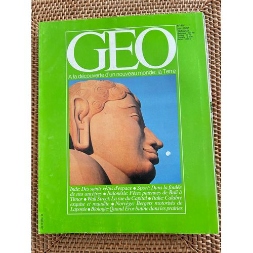 Geo Magazine N°40 Juin 1982