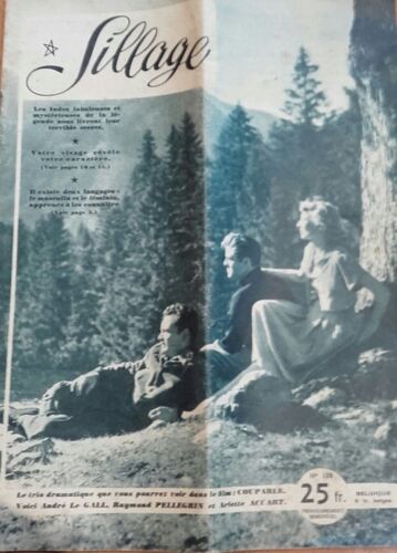 Sillage N°128 .9 Aout 1951 Le Magazine Des Jeunes Travailleuses