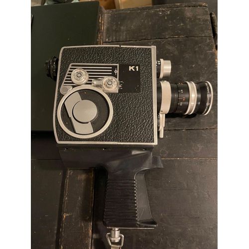 Caméra Bolex K1 Paillard zoom reflex automatic + objectif kern-paillard vario-switar 1:1,9 f8/36mm - Noir