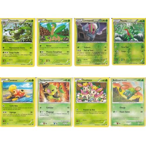 Cartes Pokemon Type Plante