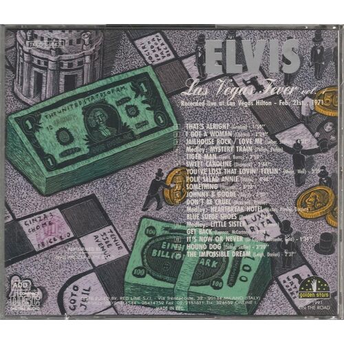 Elvis Presley Las Vegas Fever Vol.1 Cd 26/8/73 Minuit !