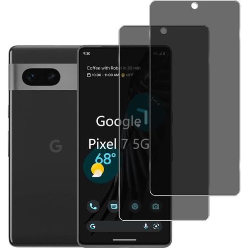[2 Pièces] Verre Trempé Anti-Espion Pour Google Pixel 7 5g,9h Dureté, Anti Rayures,Sans Bulles,Privacy Protection D'écran Compatible Avec Google Pixel 7 5g
